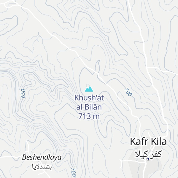 Map of Khush‘at al Bilān