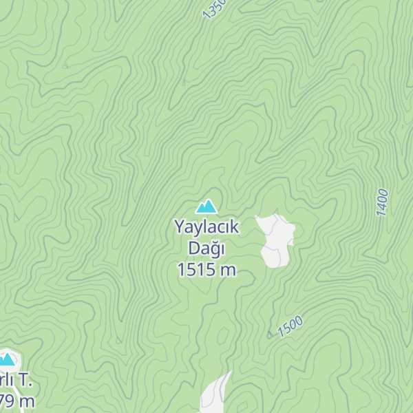 Map of Yaylacık Dağı