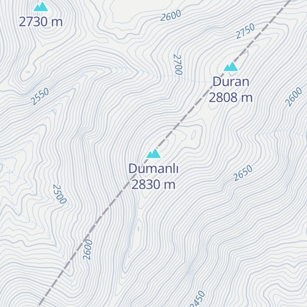 Map of Dumanlı