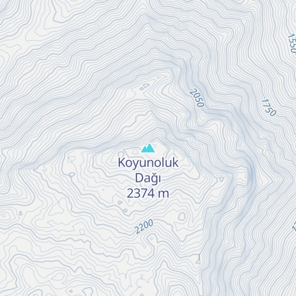 Map of Koyunoluk Dağı
