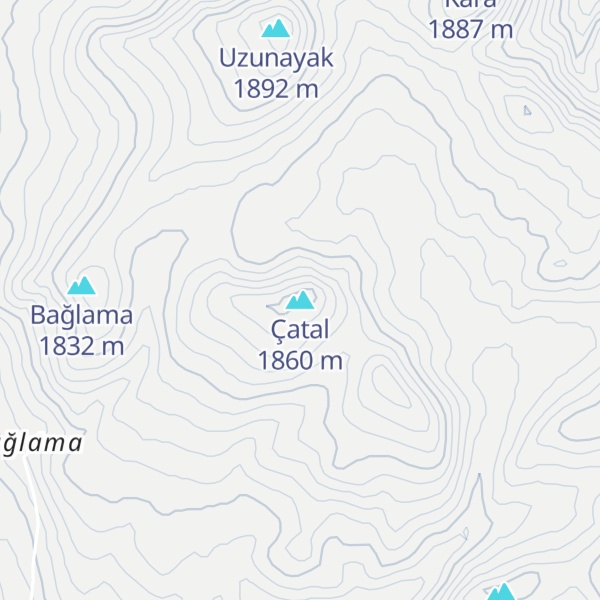Map of Çatal