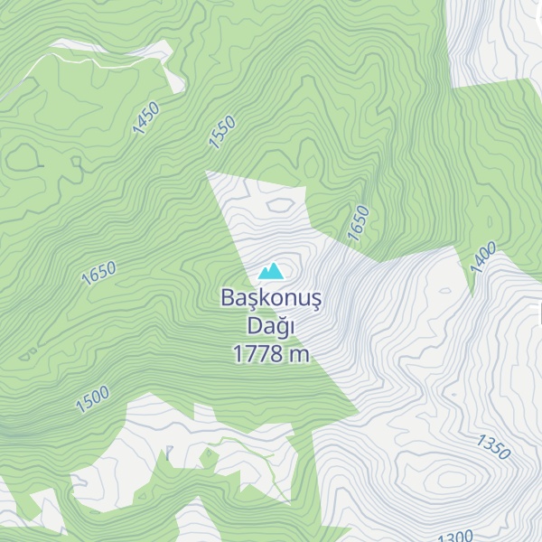 Map of Başkonuş Dağı