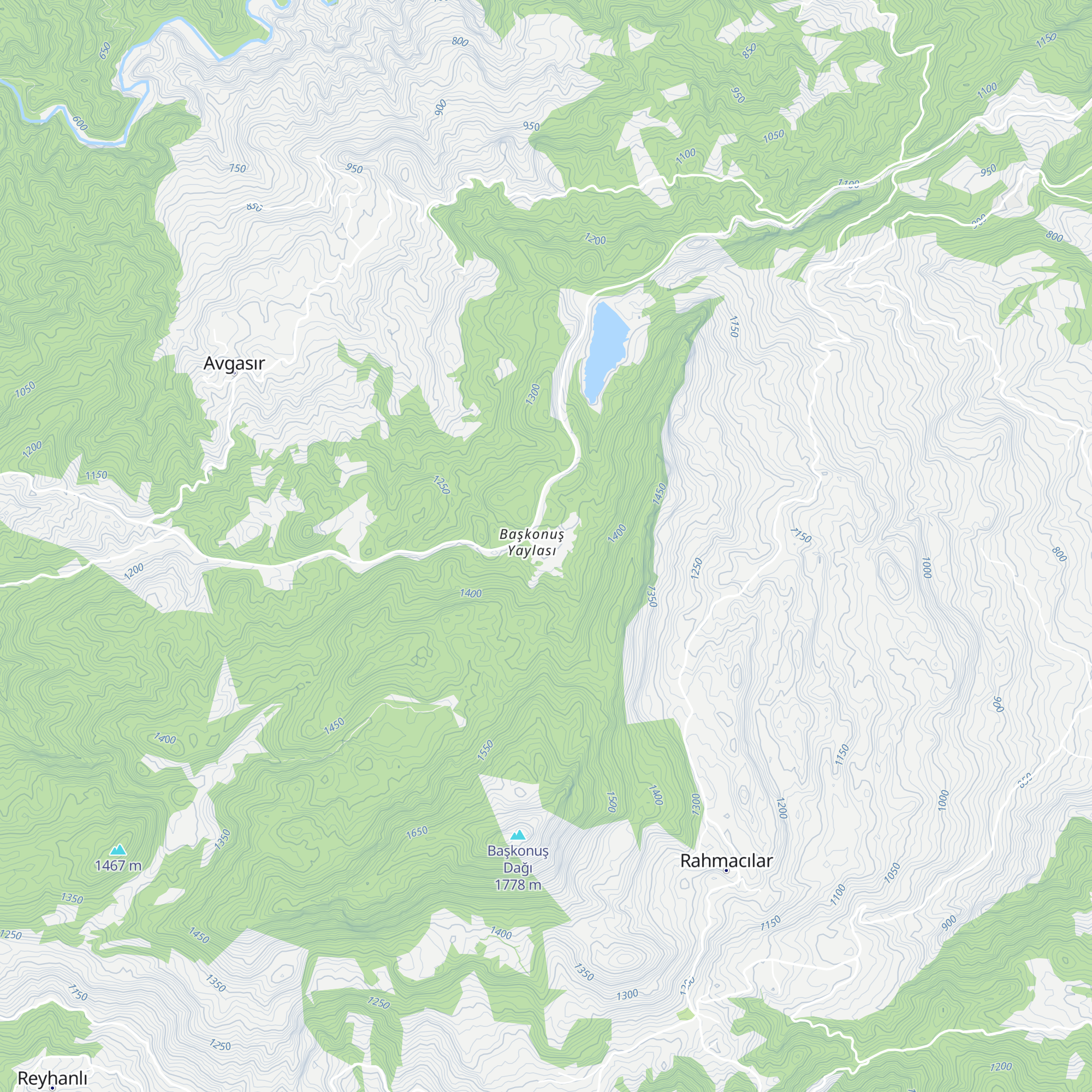Baskonus Yaylasi Bungalov Evleri map