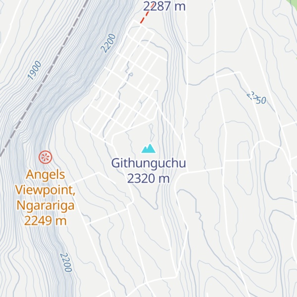 Map of Githunguchu