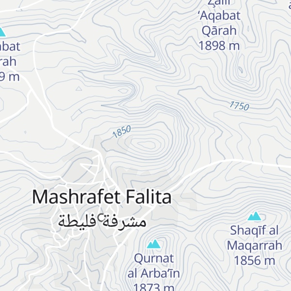 Map of Al Ḩişn