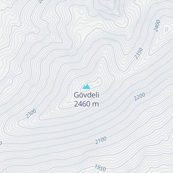 Map of Gövdeli