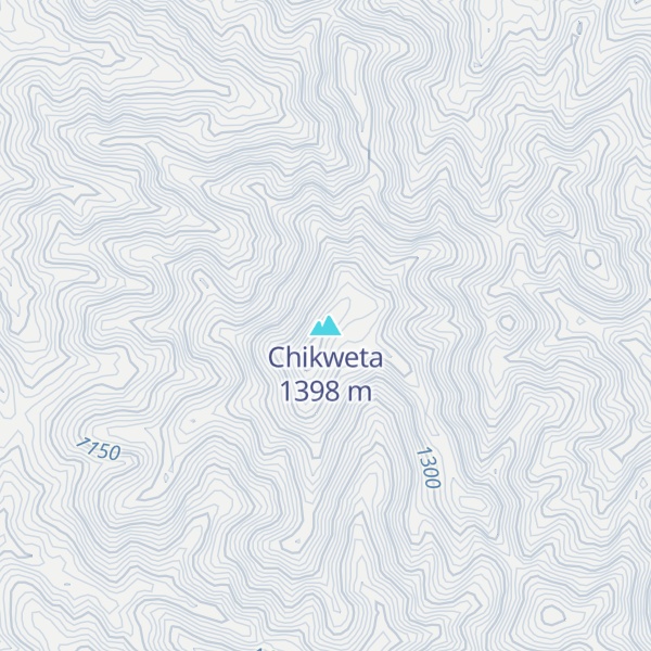 Map of Chikweta