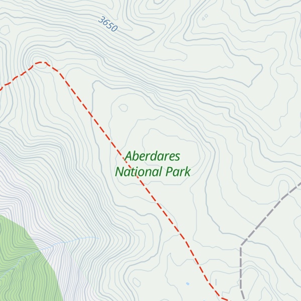 Map of Table Mountain