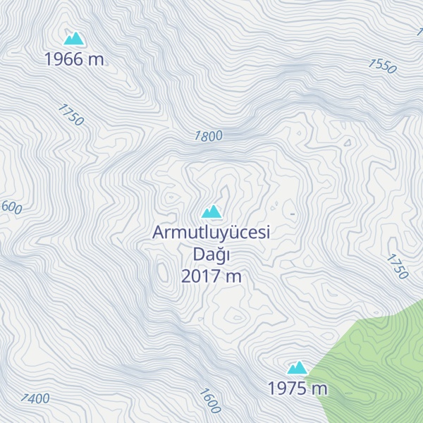 Map of Armutluyücesi Dağı
