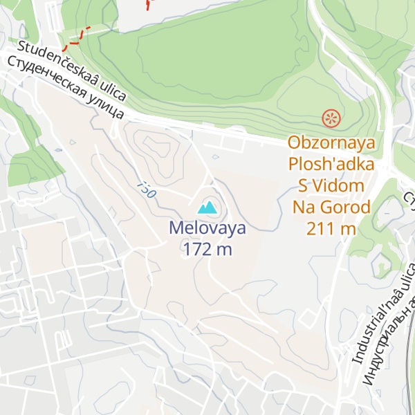 Map of Melovaya