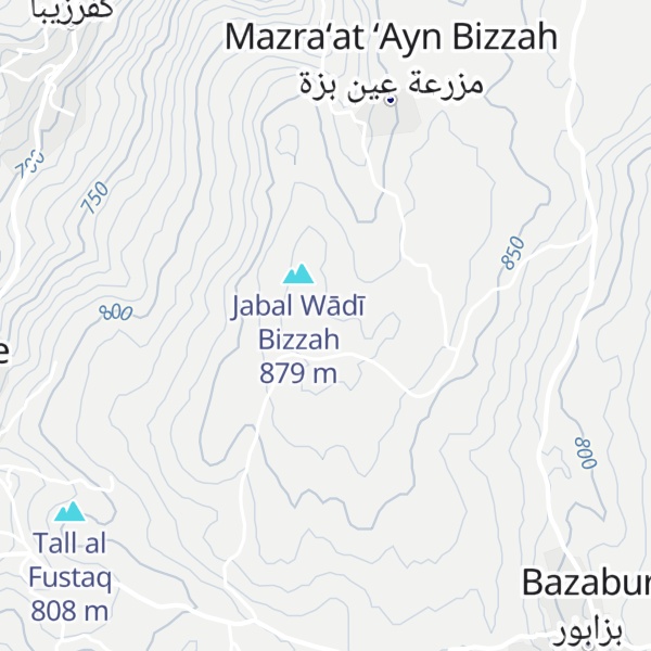 Map of Jabal aş Şawma‘ah