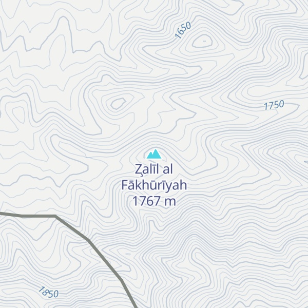 Map of Z̧alīl al Fākhūrīyah
