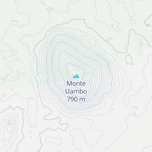 Map of Monte Uambo