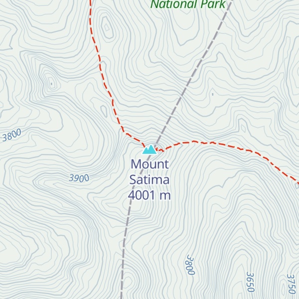 Map of Mount Satima