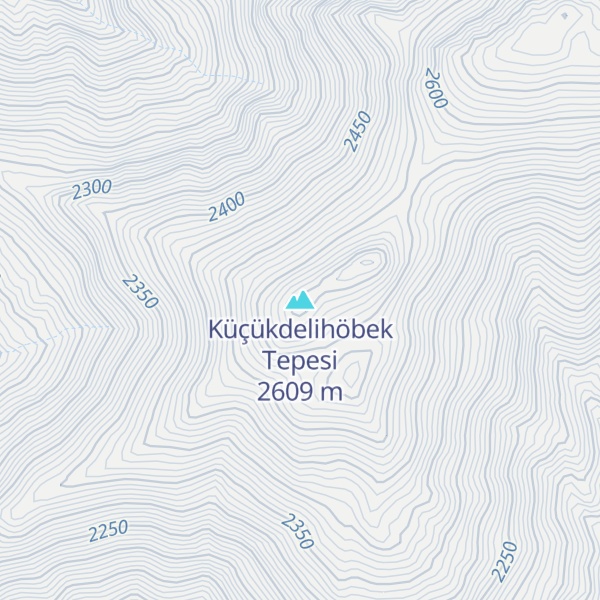 Map of Küçükdelihöbek Tepesi
