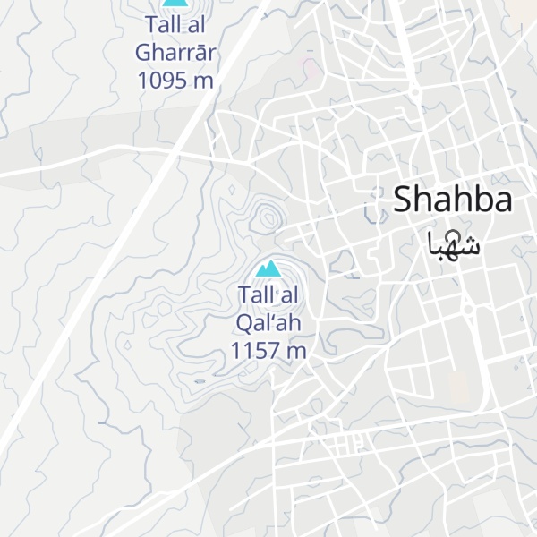 Map of Tall al Qal‘ah