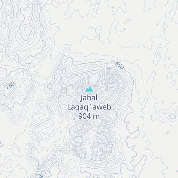 Map of Jabal Laqaq`aweb