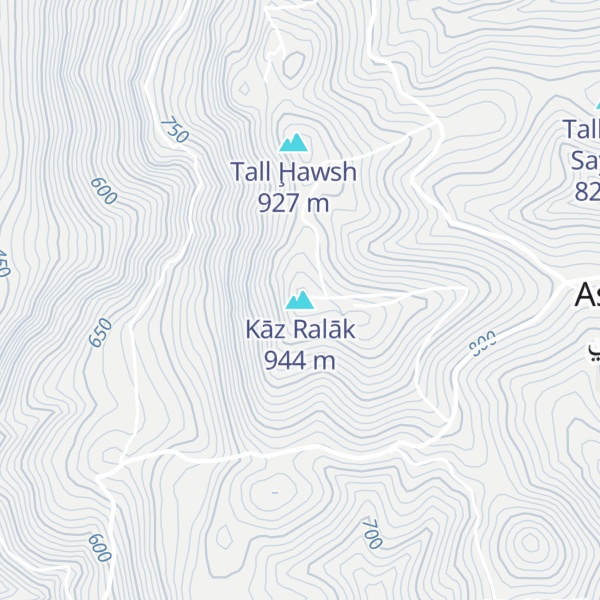 Map of Kāz Ralāk