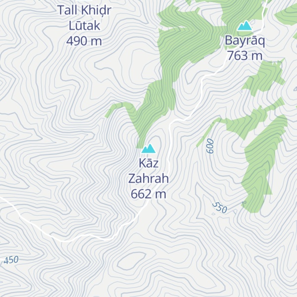 Map of Kāz Zahrah