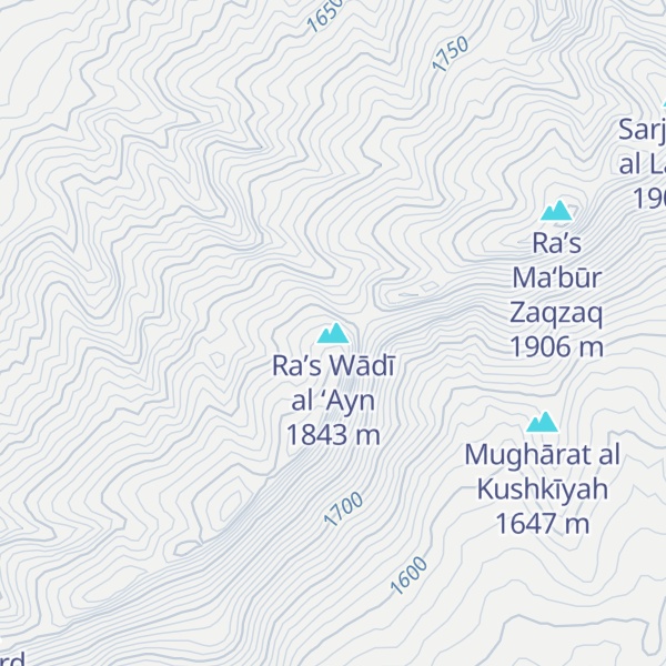 Map of Ra’s Wādī al ‘Ayn