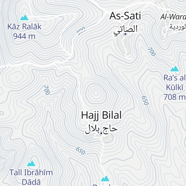Map of Jabal Khalīl