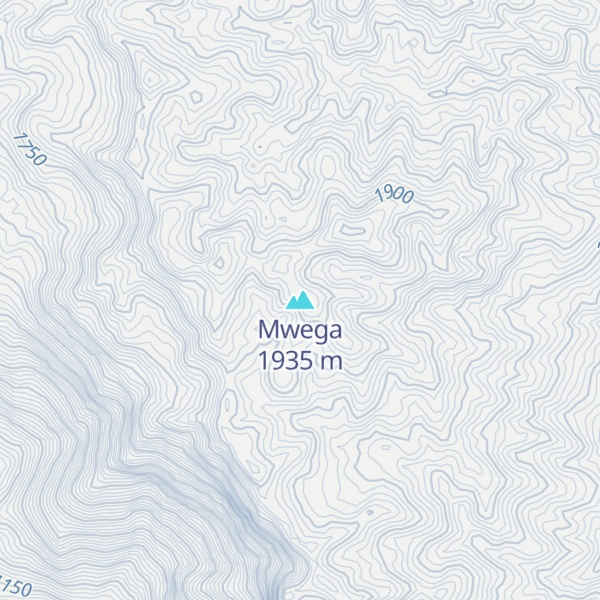 Map of Mwega