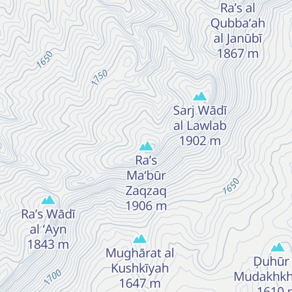 Map of Ra’s Ma‘būr Zaqzaq