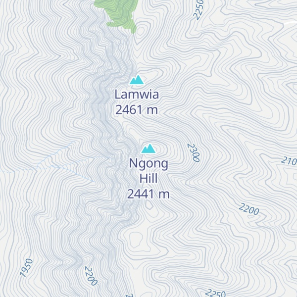 Map of Ngong Hill