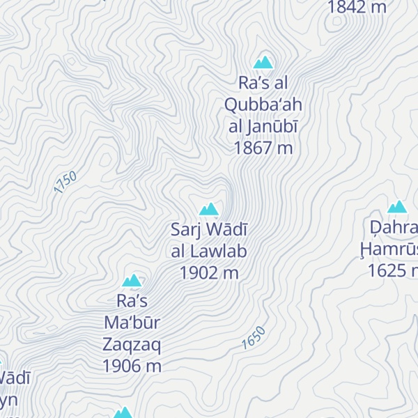 Map of Sarj Wādī al Lawlab