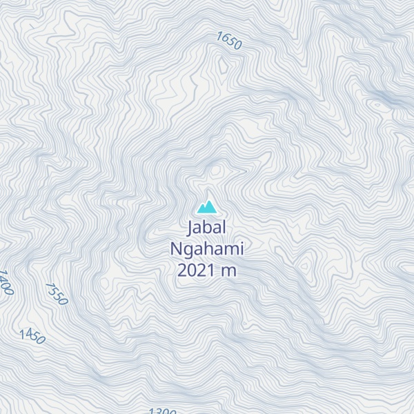 Map of Jabal Ngahami