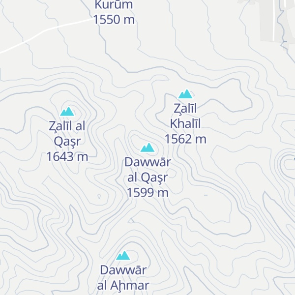 Map of Dawwār al Qaşr
