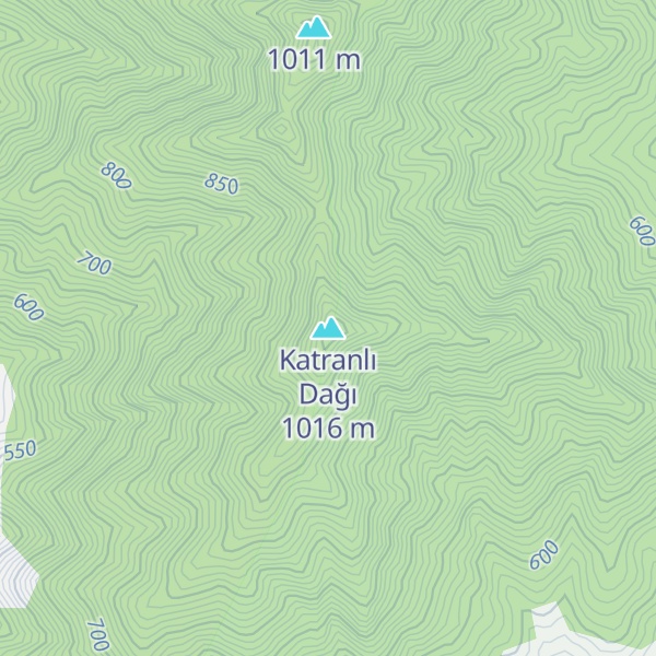 Map of Katranlı Dağı