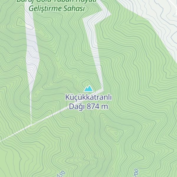Map of Küçükkatranlı Dağı
