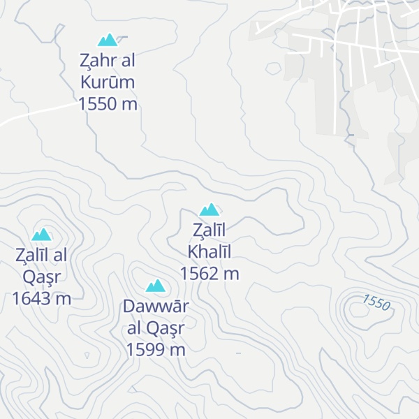 Map of Z̧alīl Khalīl