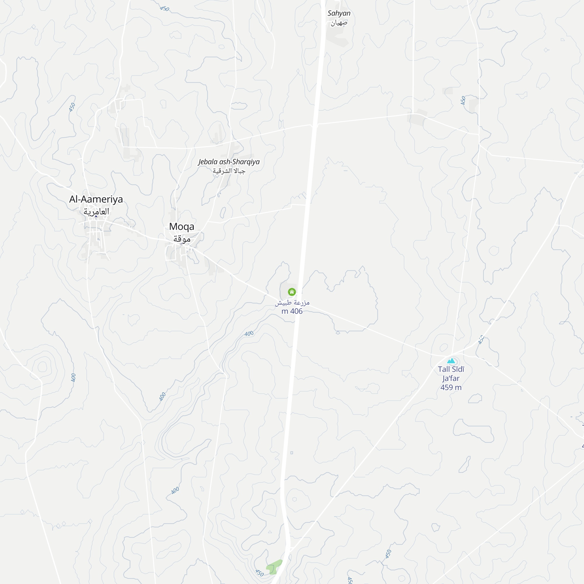 مزرعة طبيش map