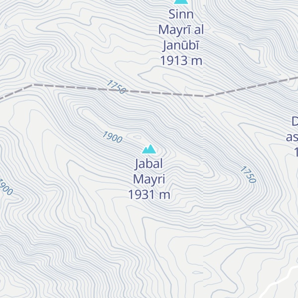 Map of Jabal Mayri