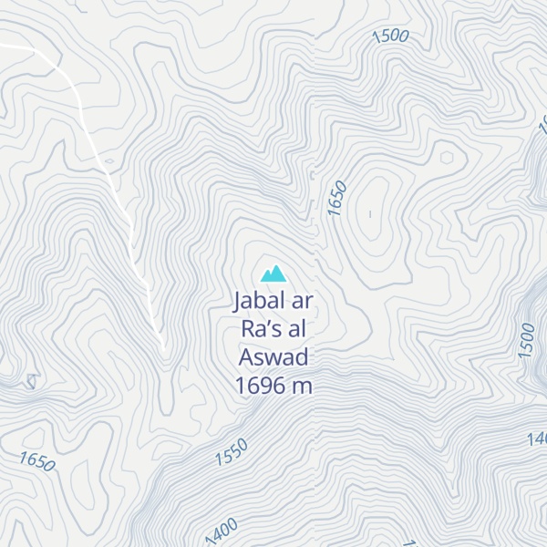 Map of Jabal ar Ra’s al Aswad