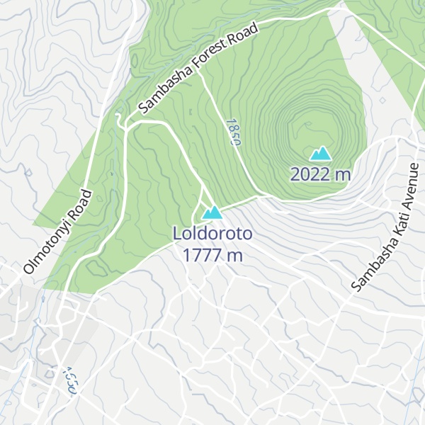 Map of Loldoroto