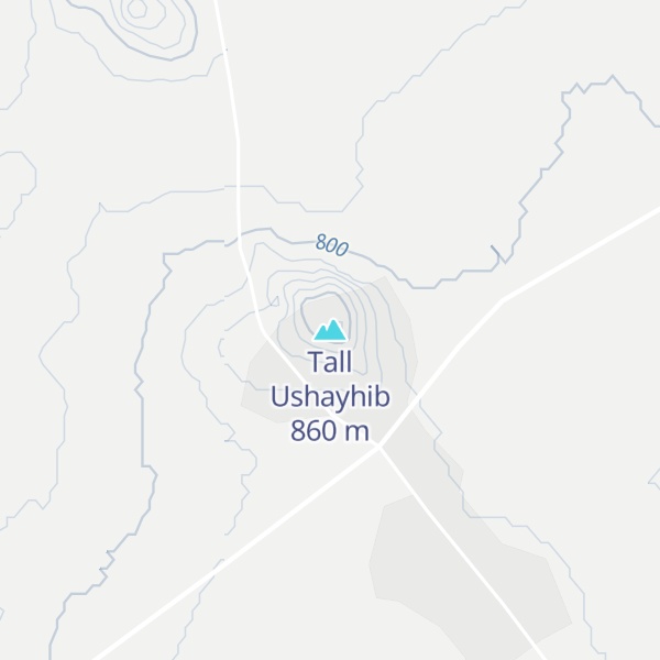 Map of Tall Ushayhib