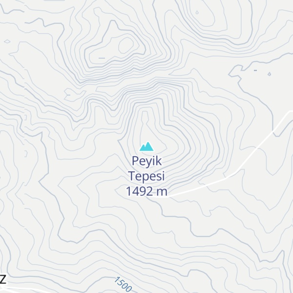 Map of Peyik Tepesi