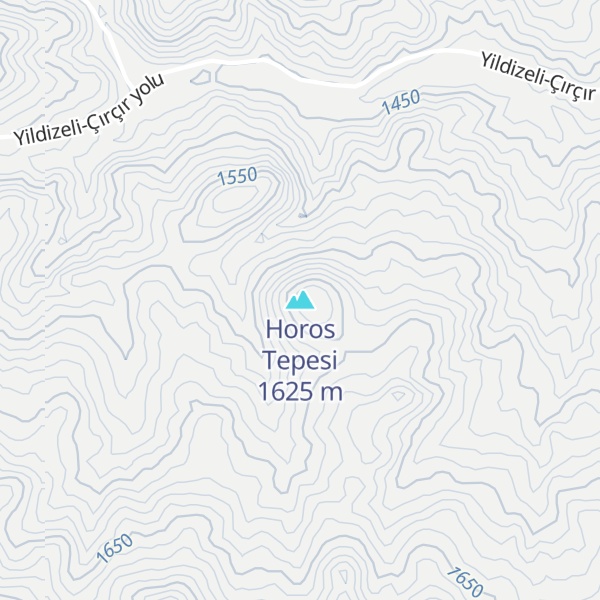 Map of Horos Tepesi