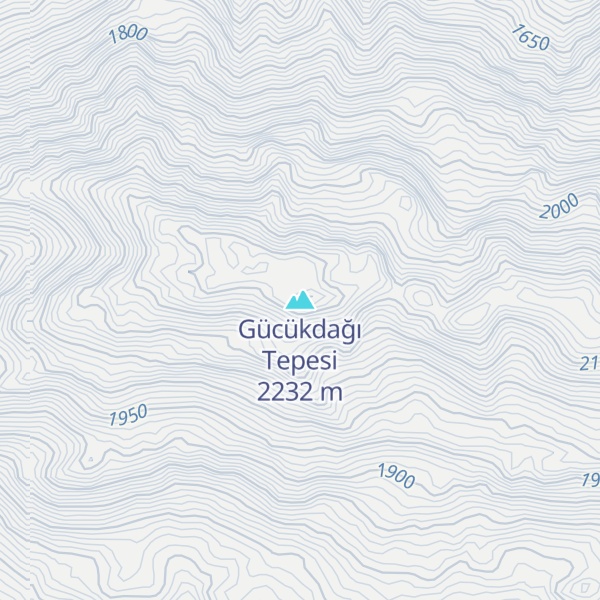 Map of Gücükdağı Tepesi