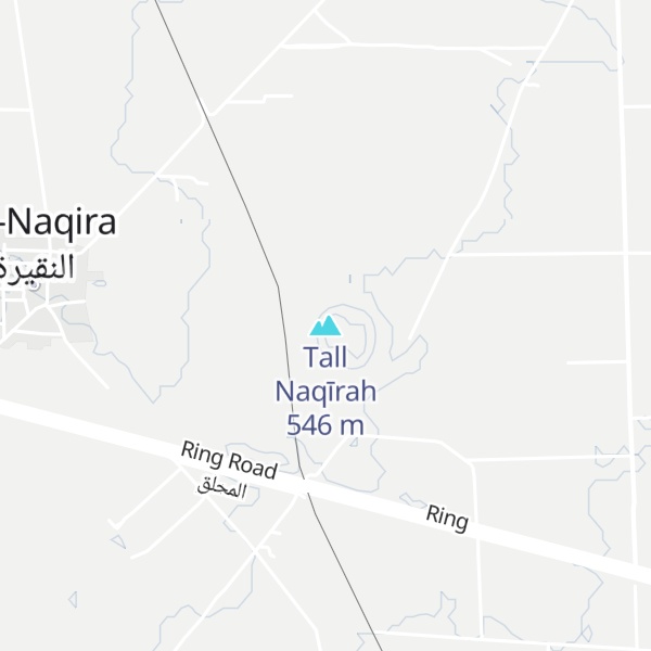Map of Tall Naqīrah