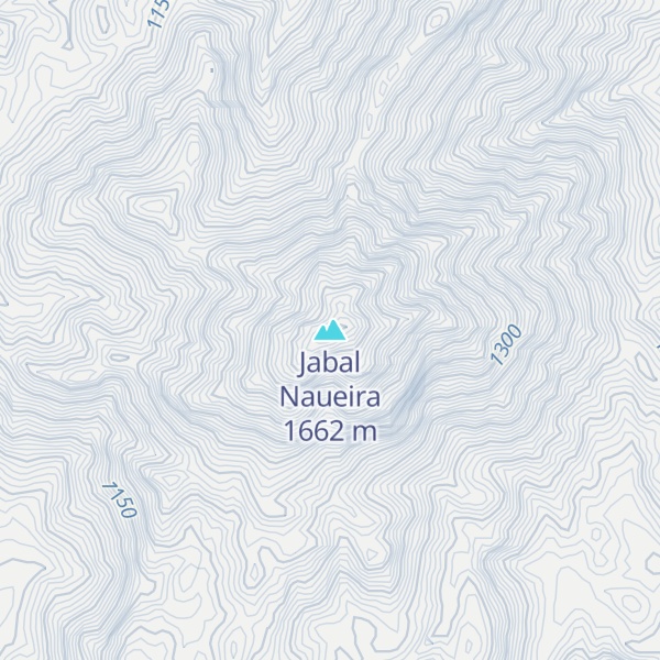Map of Jabal Naueira