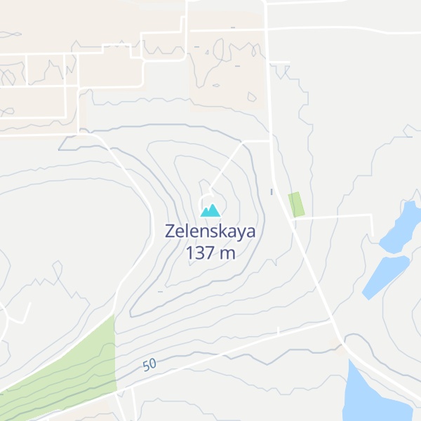 Map of Zelenskaya