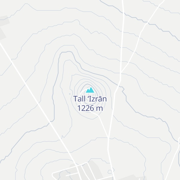 Map of Tall ‘Izrān