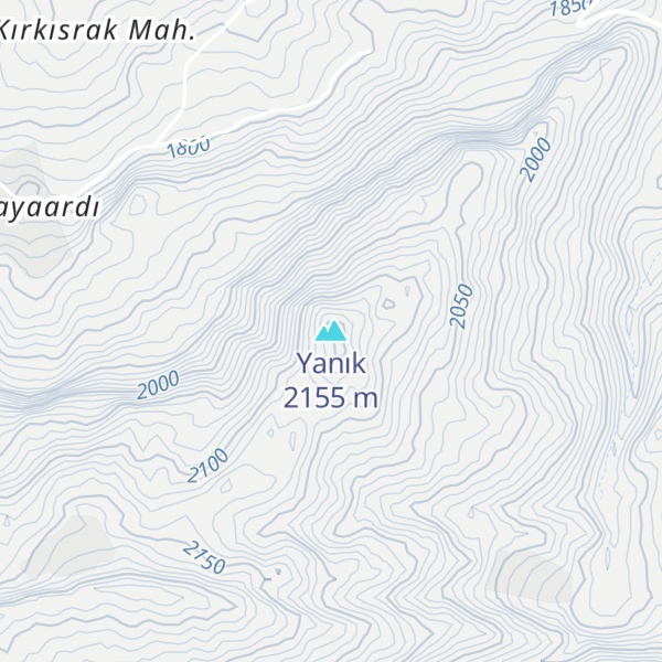 Map of Yanık