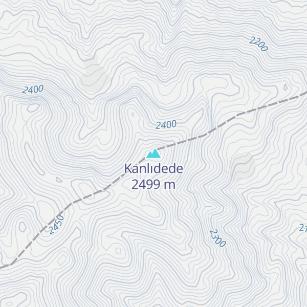 Map of Kanlıdede