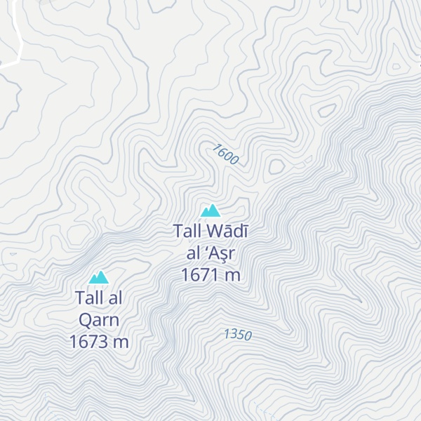 Map of Tall Wādī al ‘Aşr