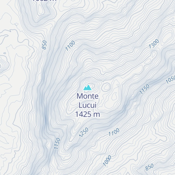 Map of Monte Lucui